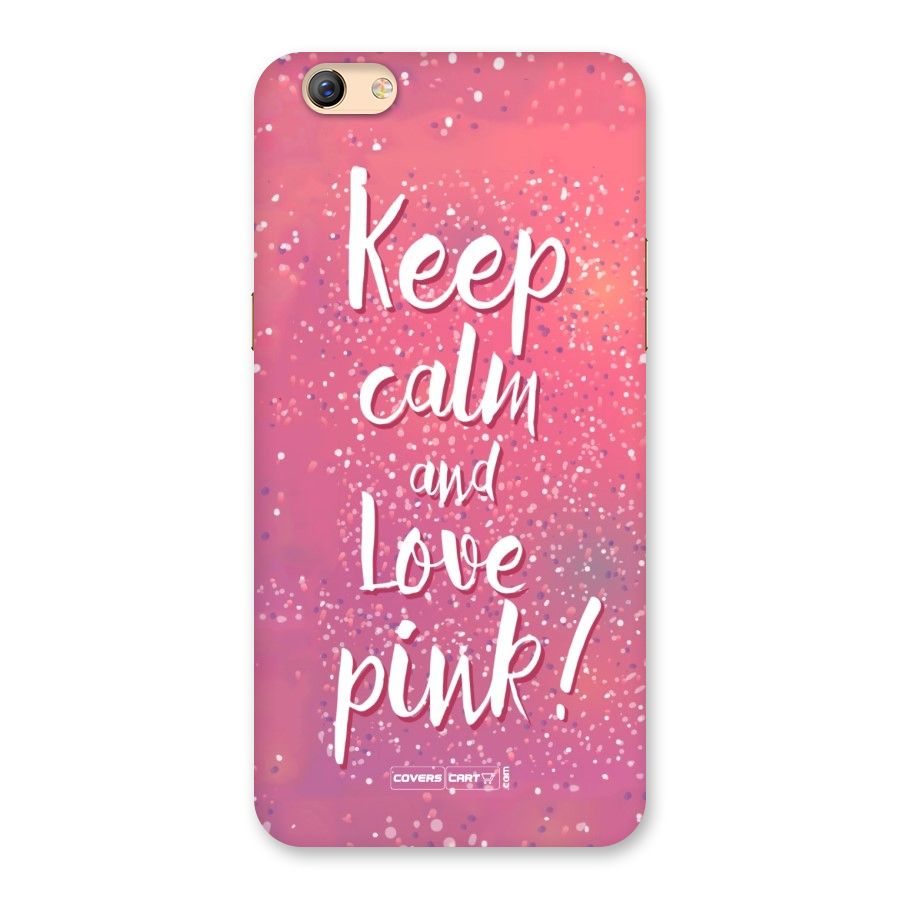 Love Pink Back Case for Oppo F3 Plus