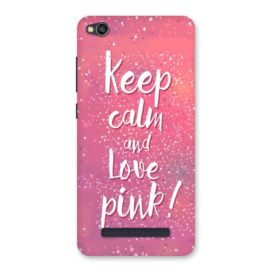 Love Pink Back Case for Redmi 4A