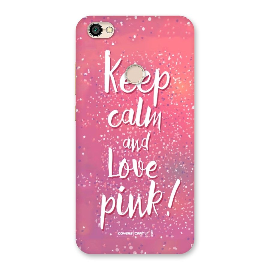 Love Pink Back Case for Redmi Y1 2017