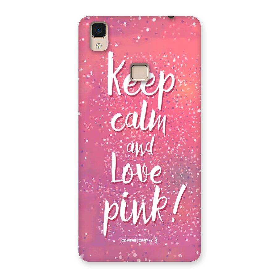 Love Pink Back Case for V3 Max