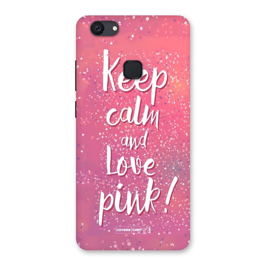 Love Pink Back Case for Vivo V7 Plus