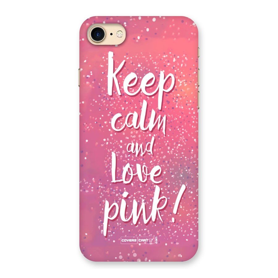 Love Pink Back Case for iPhone 7