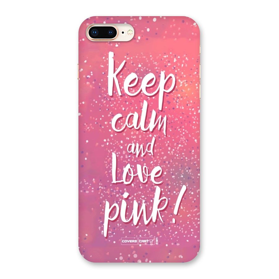 Love Pink Back Case for iPhone 8 Plus