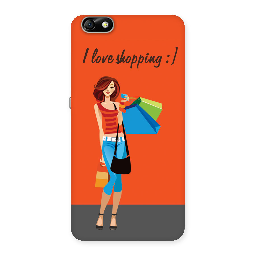 Love Shopping Classy Girl Back Case for Honor 4X
