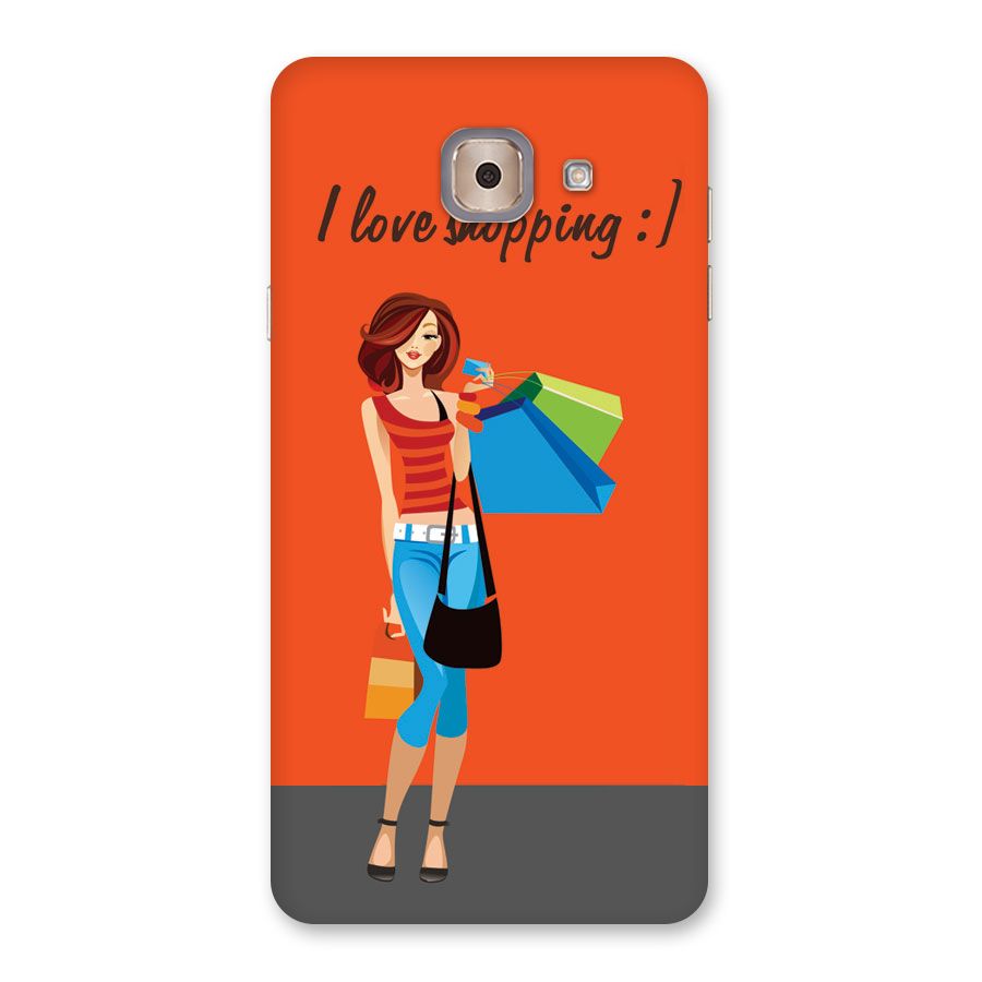 Love Shopping Classy Girl Back Case for Galaxy J7 Max