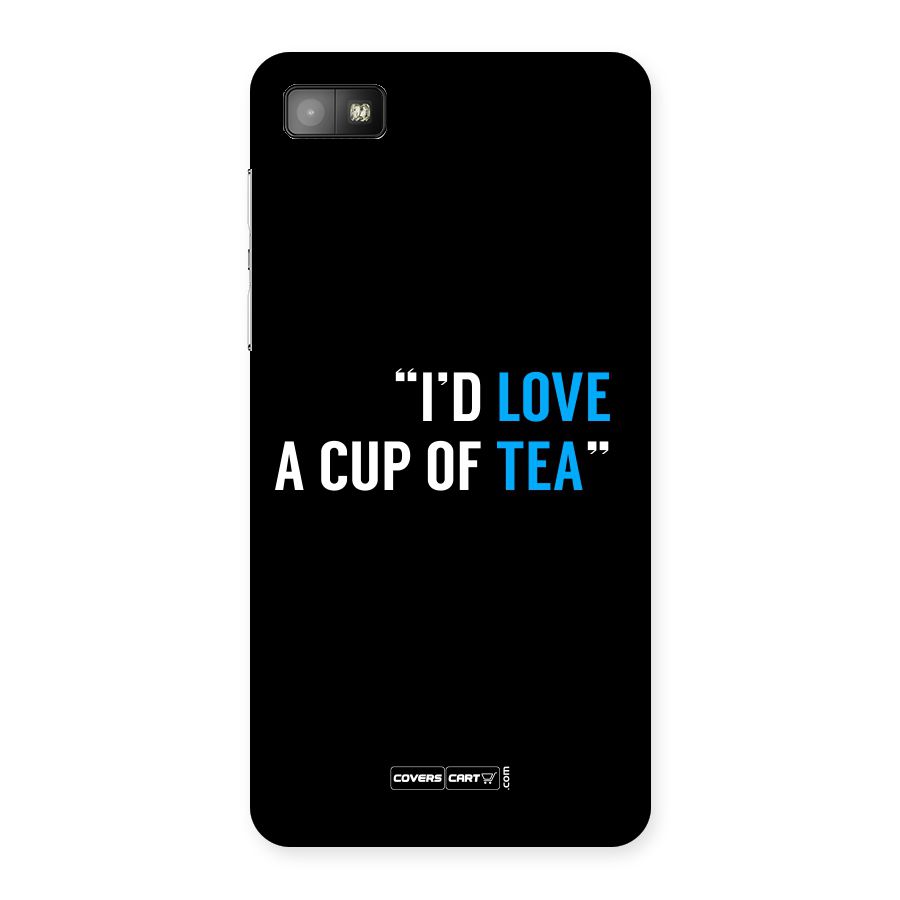 Love Tea Back Case for Blackberry Z10