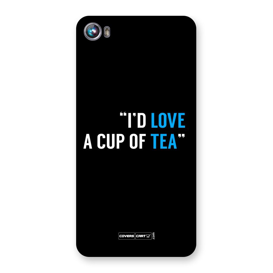 Love Tea Back Case for Canvas Fire 4