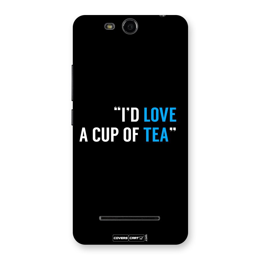 Love Tea Back Case for Canvas Juice 3