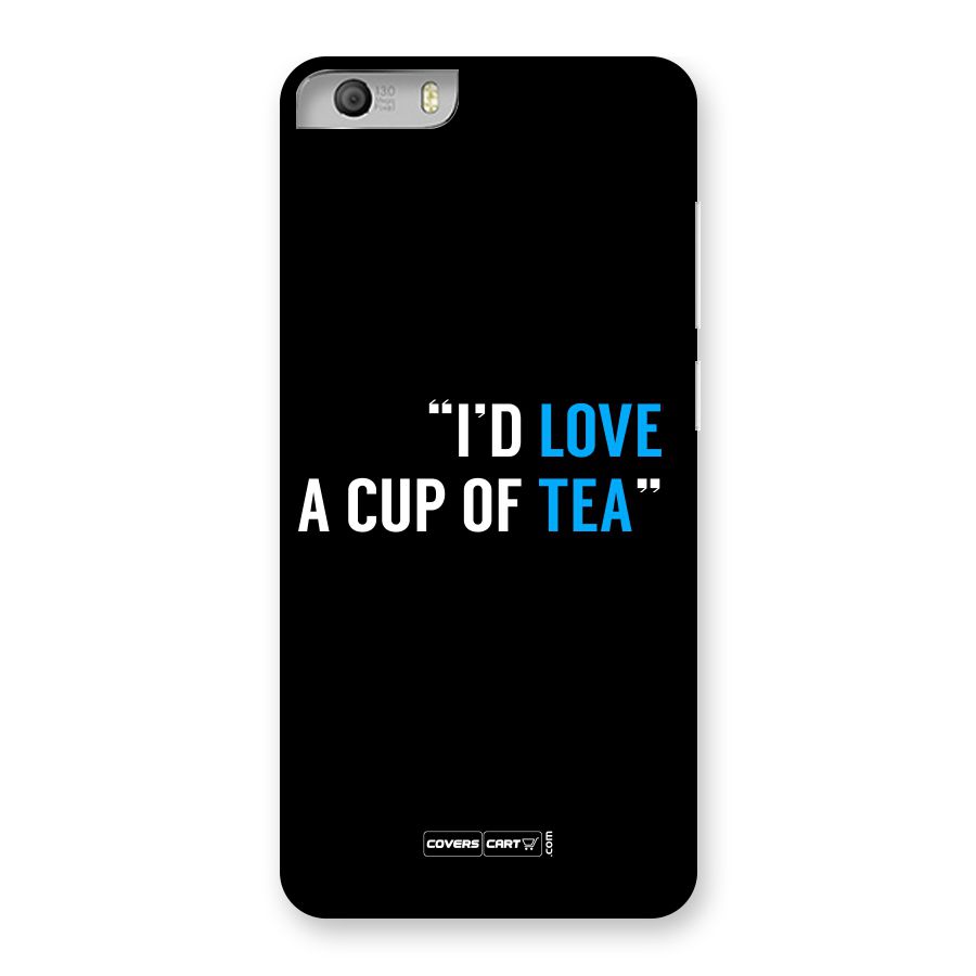 Love Tea Back Case for Canvas Knight 2