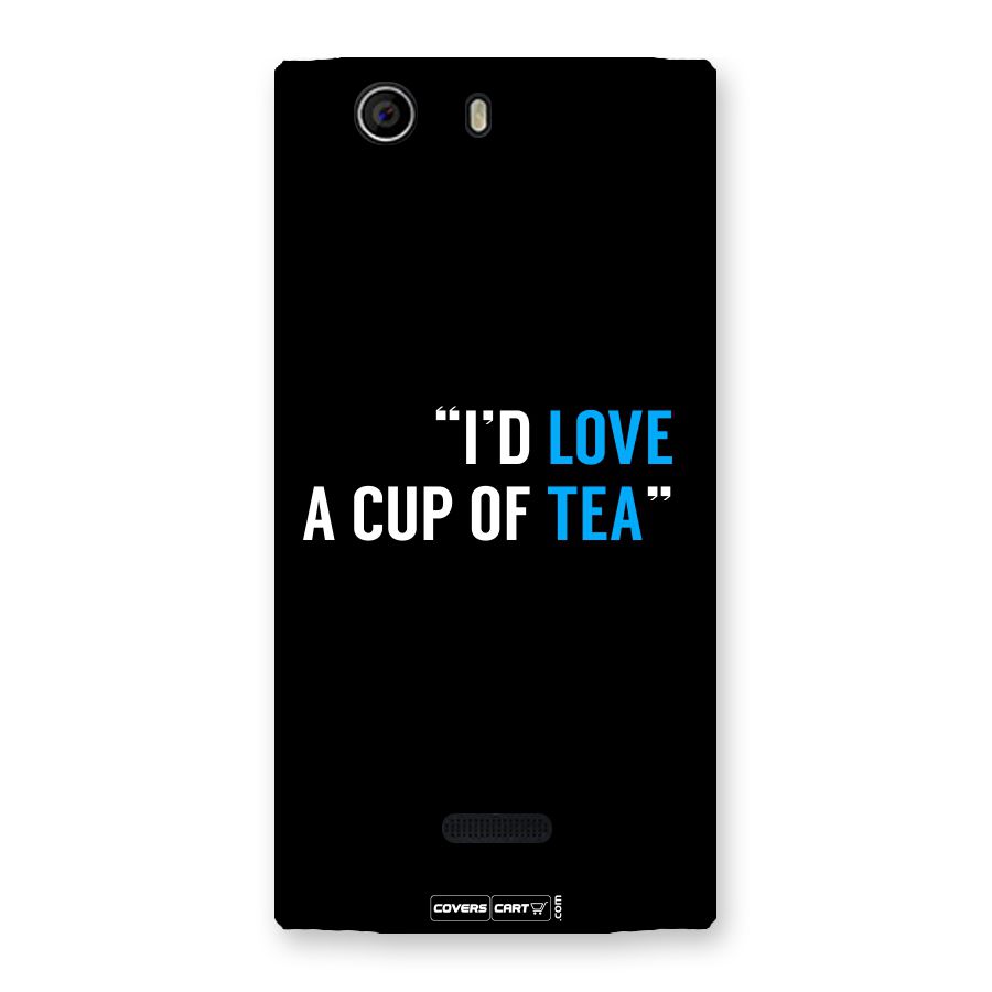 Love Tea Back Case for Canvas Nitro 2