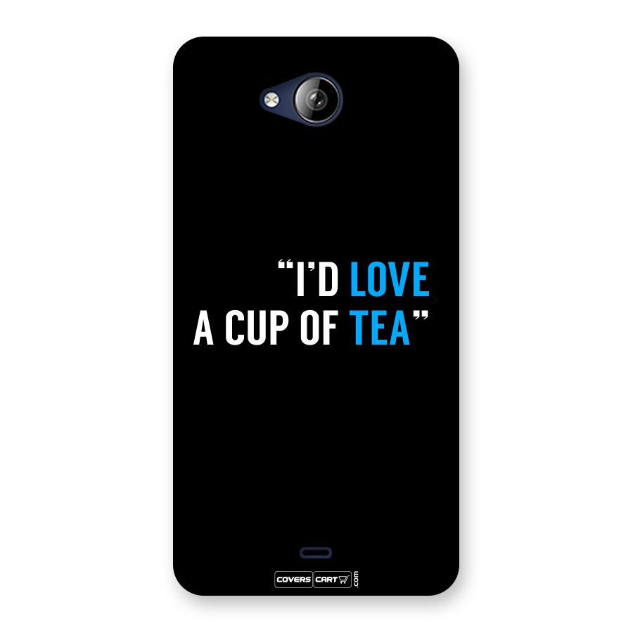 Love Tea Back Case for Canvas Play