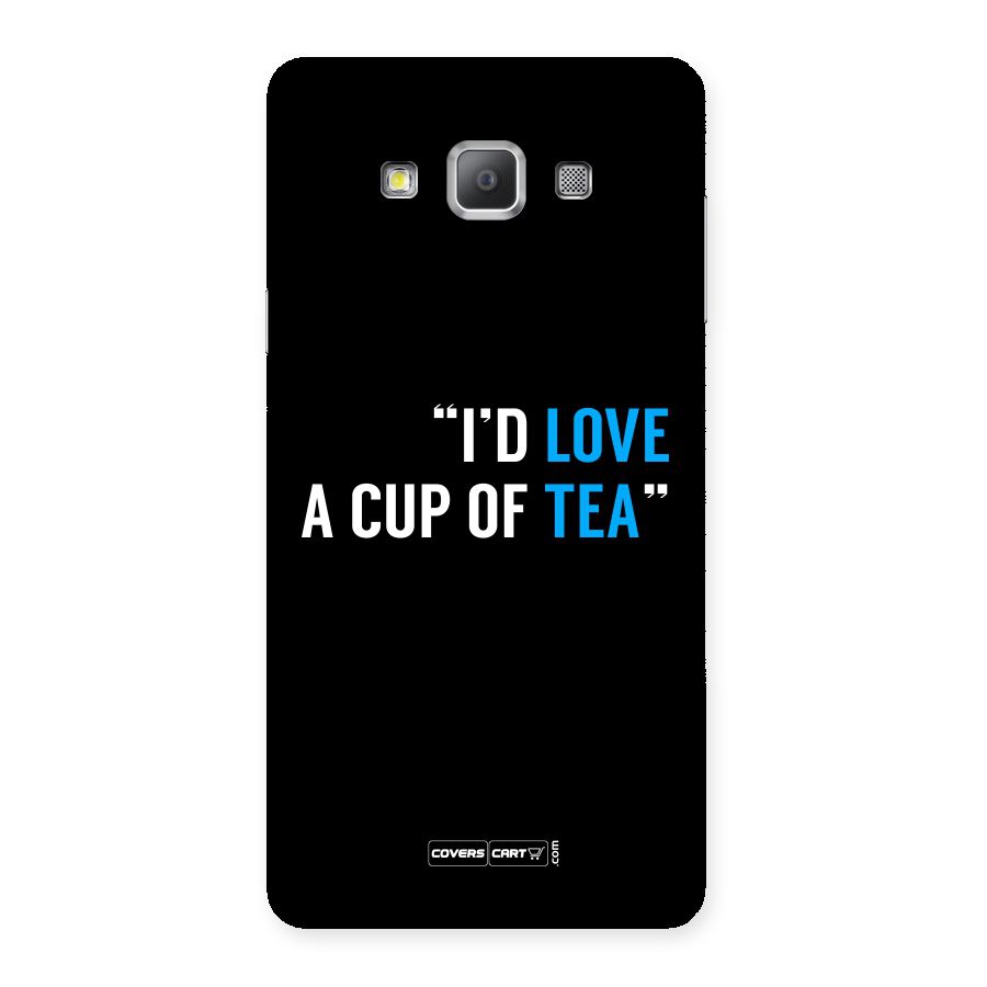 Love Tea Back Case for Galaxy A7