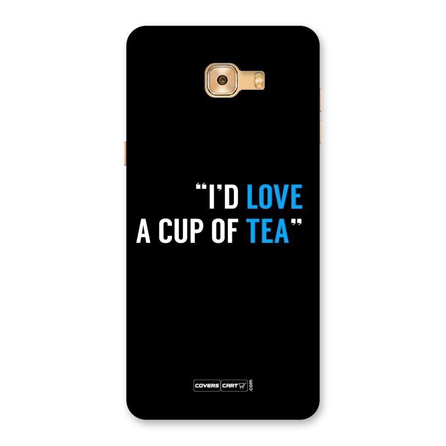 Love Tea Back Case for Galaxy C9 Pro