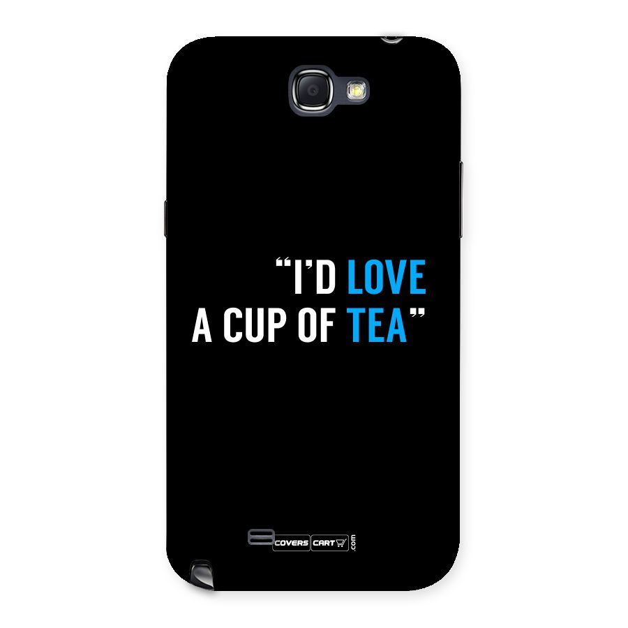 Love Tea Back Case for Galaxy Note 2