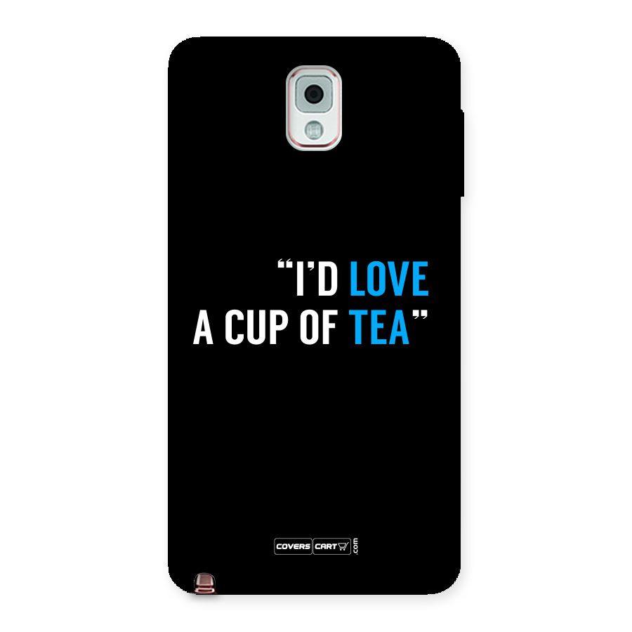 Love Tea Back Case for Galaxy Note 3