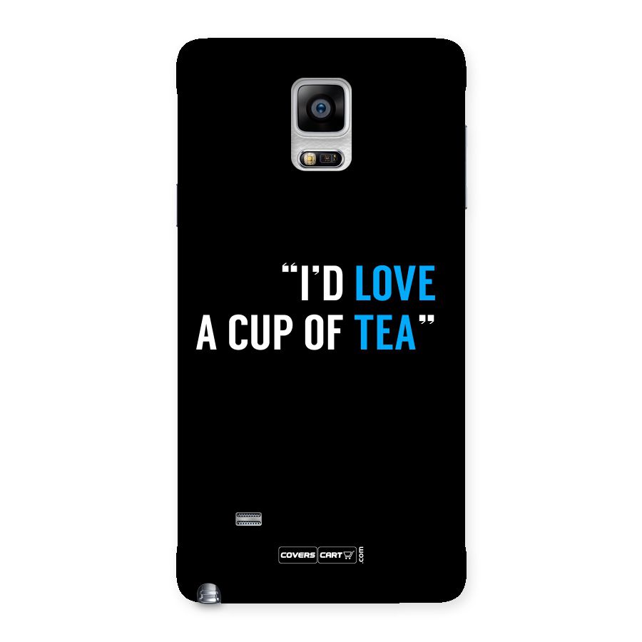 Love Tea Back Case for Galaxy Note 4
