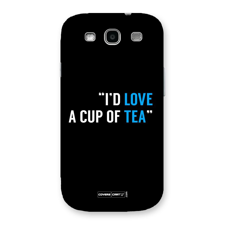 Love Tea Back Case for Galaxy S3