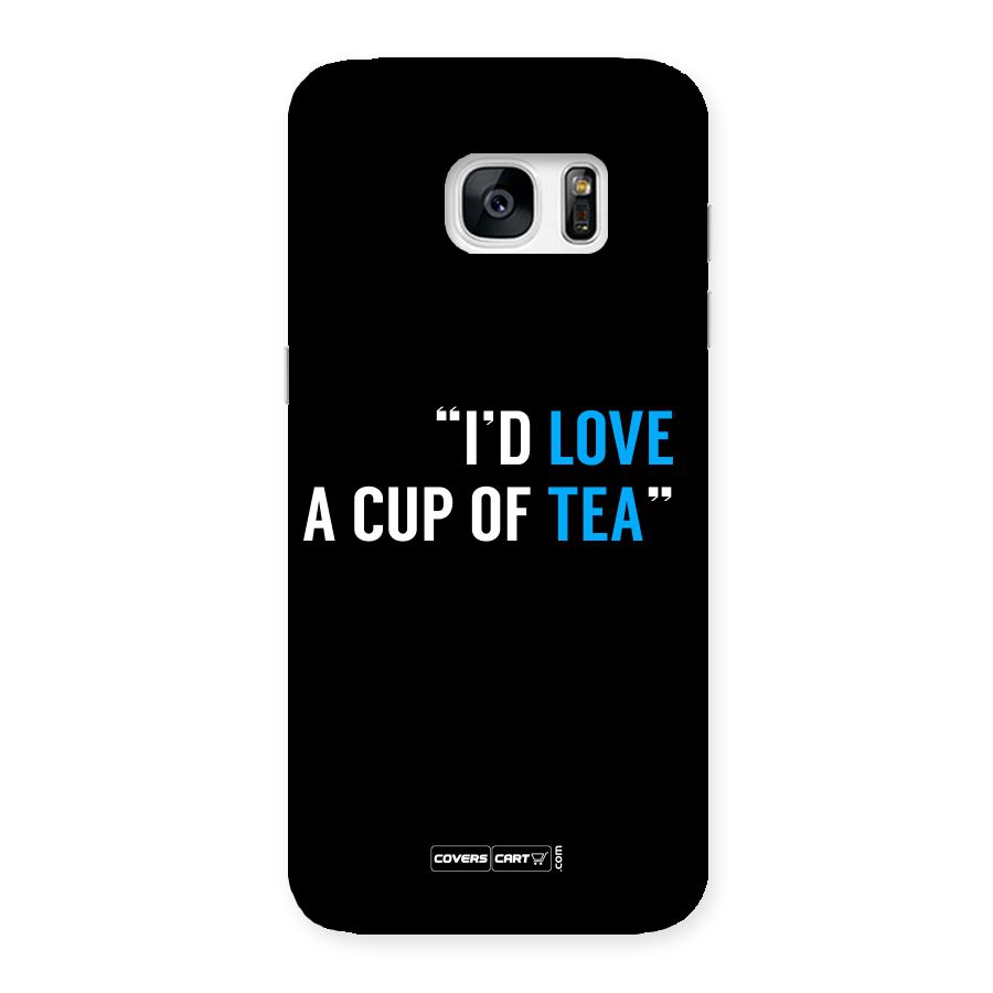 Love Tea Back Case for Galaxy S7 Edge