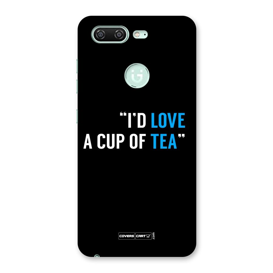 Love Tea Back Case for Gionee S10