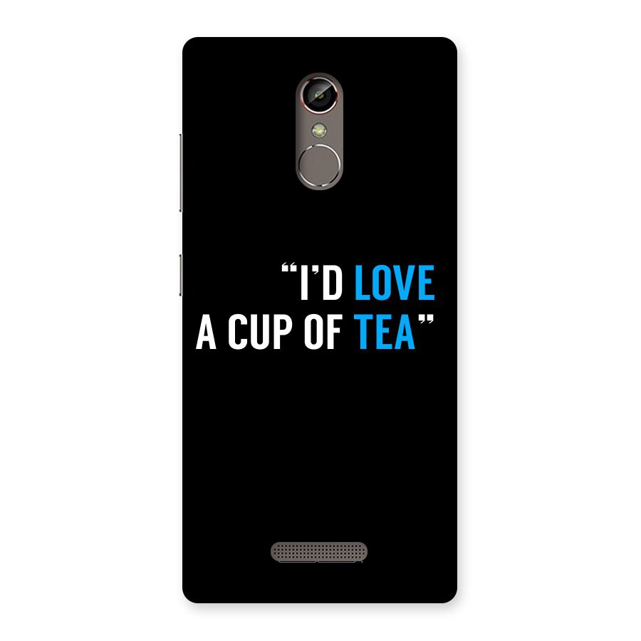 Love Tea Back Case for Gionee S6s