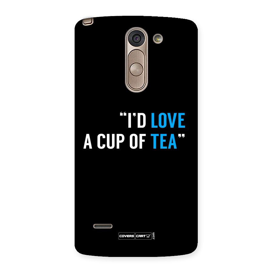 Love Tea Back Case for LG G3 Stylus
