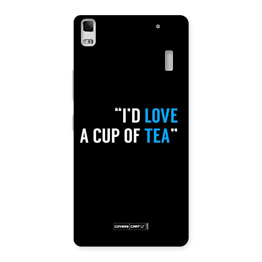 Love Tea Back Case for Lenovo A7000