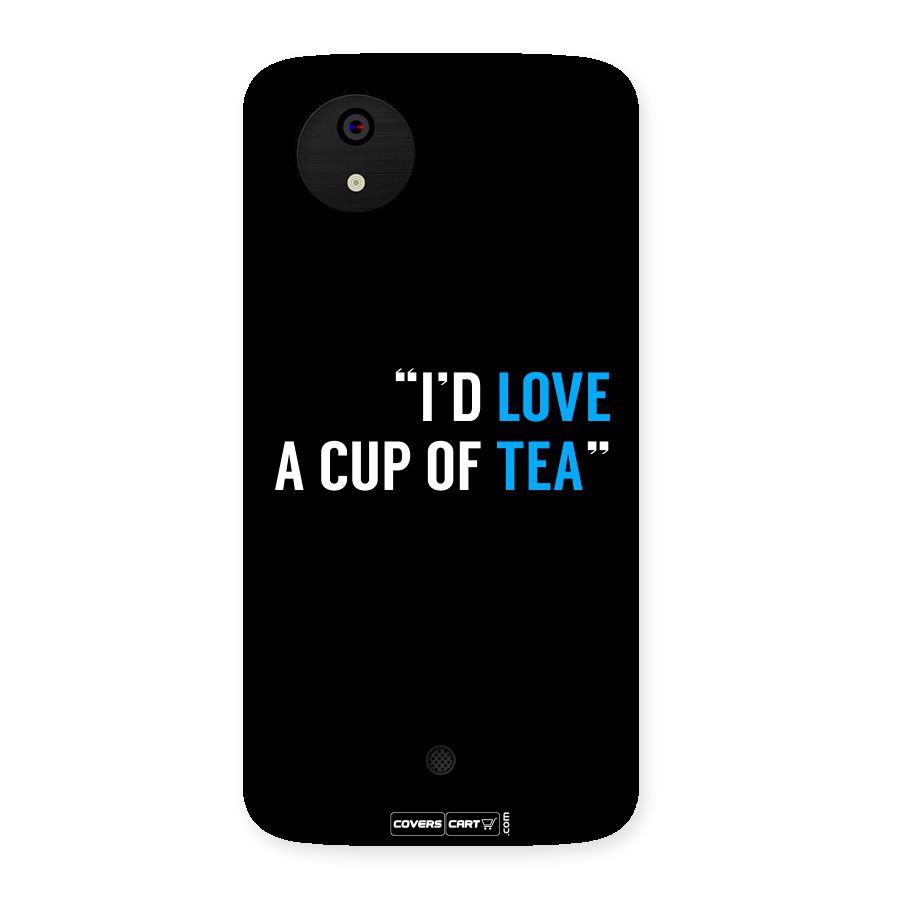 Love Tea Back Case for Micromax Canvas A1