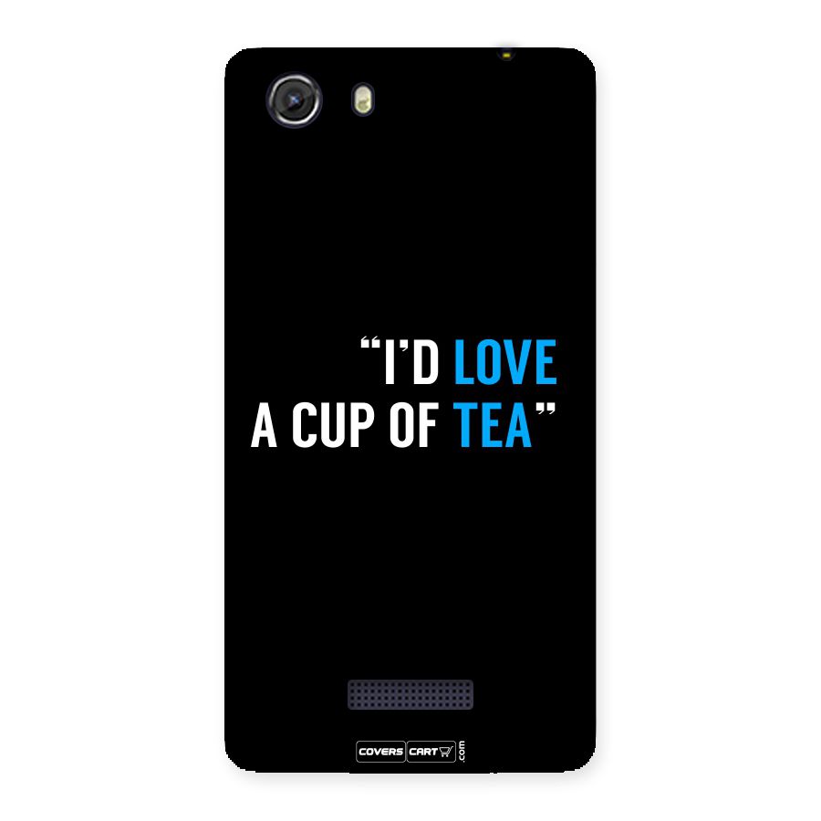 Love Tea Back Case for Micromax Unite 3