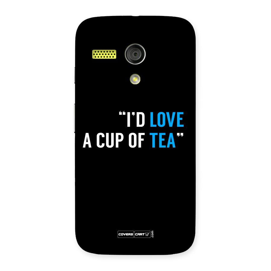 Love Tea Back Case for Moto G