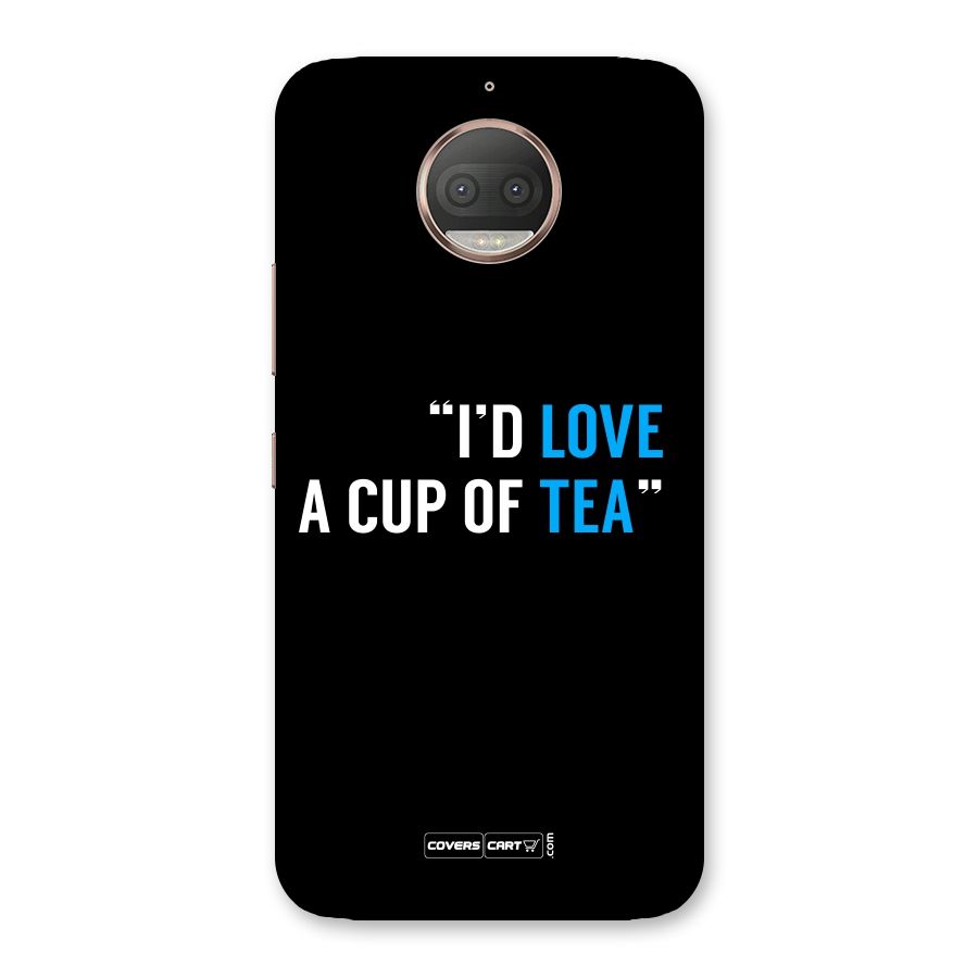 Love Tea Back Case for Moto G5s Plus