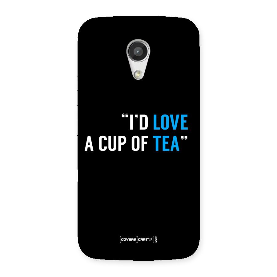 Love Tea Back Case for Moto G 2nd Gen