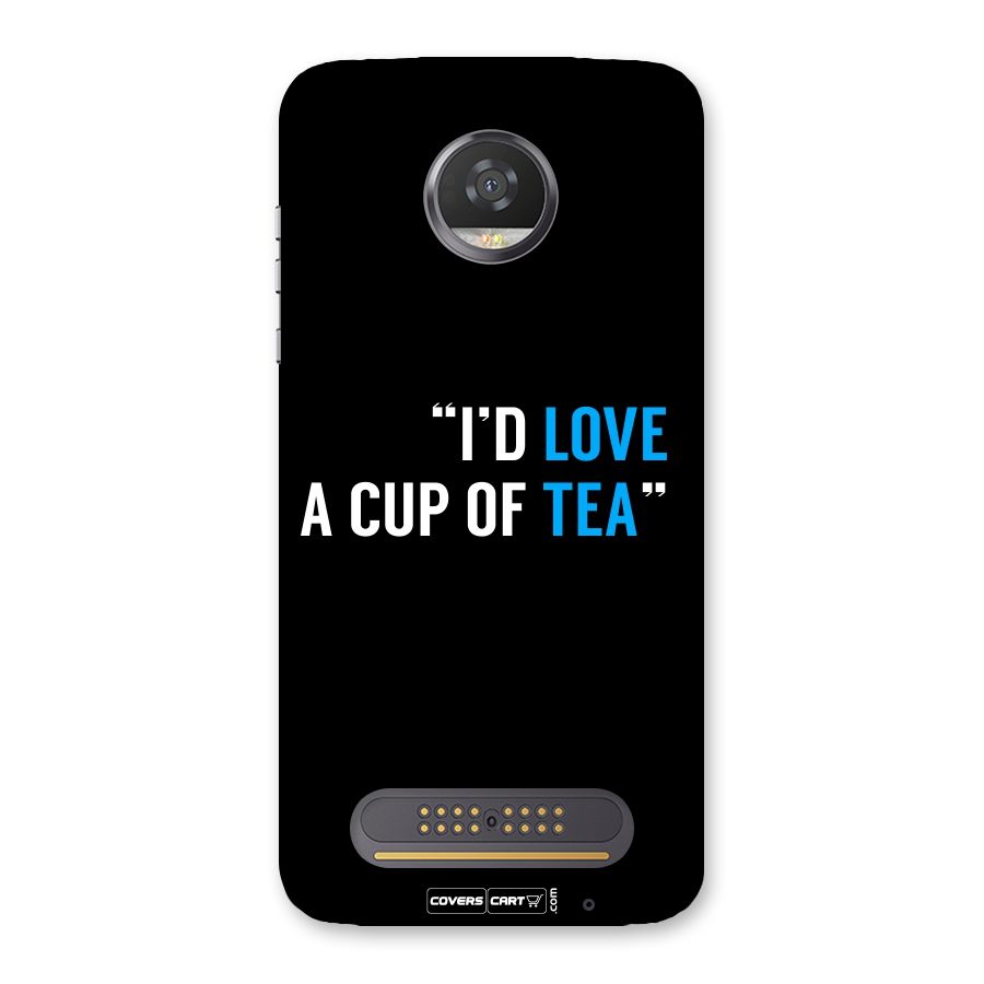 Love Tea Back Case for Moto Z2 Play
