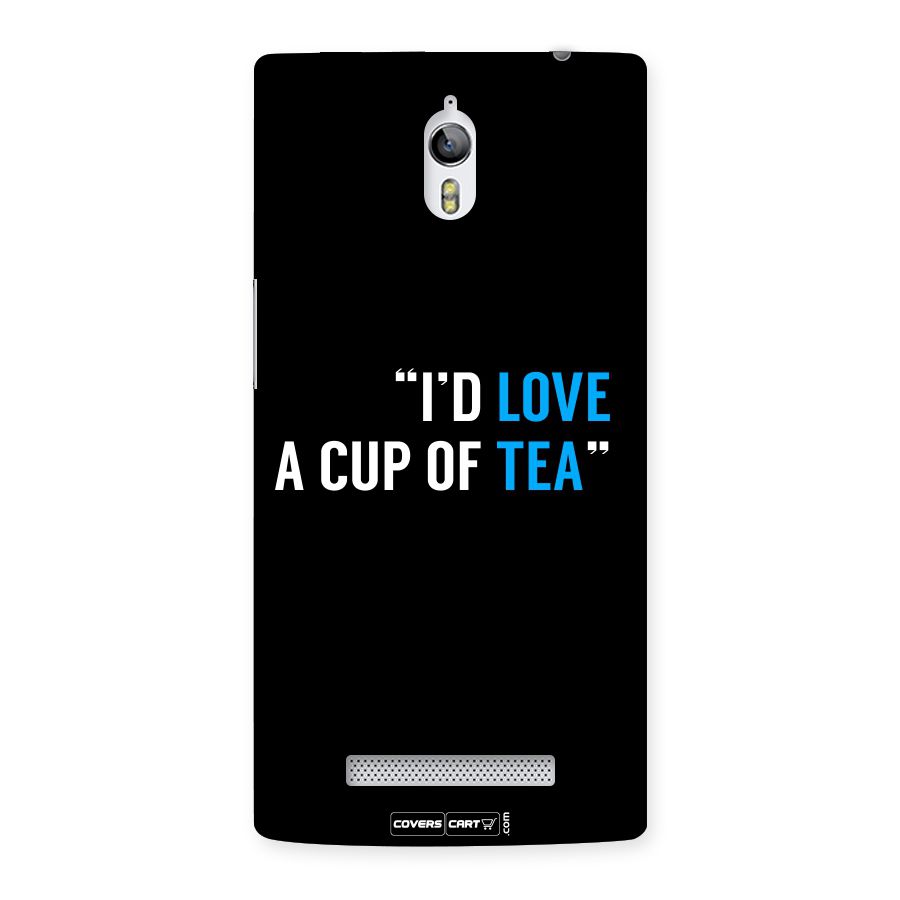 Love Tea Back Case for Oppo Find 7