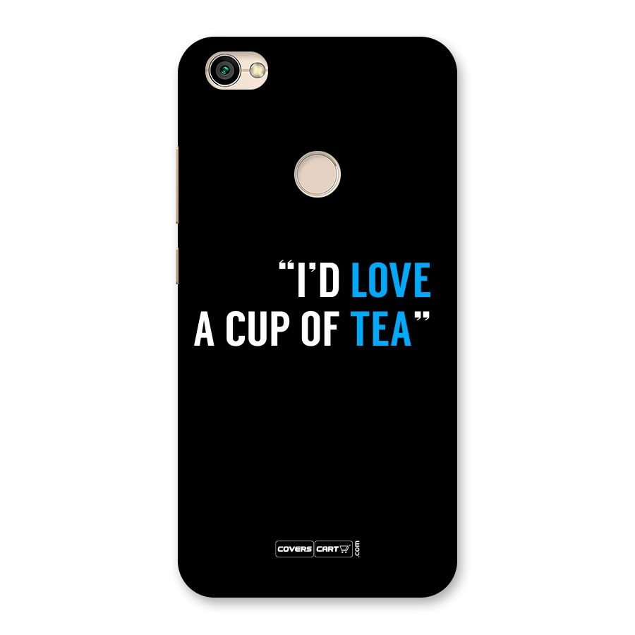 Love Tea Back Case for Redmi Y1 2017