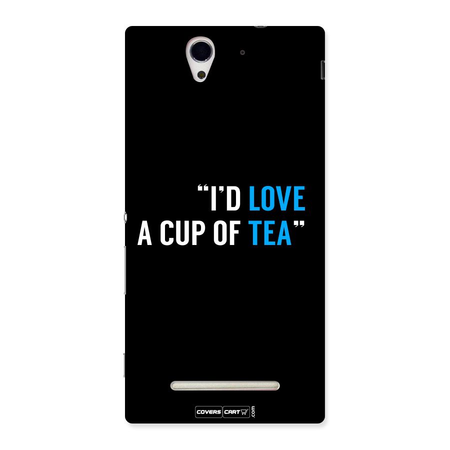 Love Tea Back Case for Sony Xperia C3