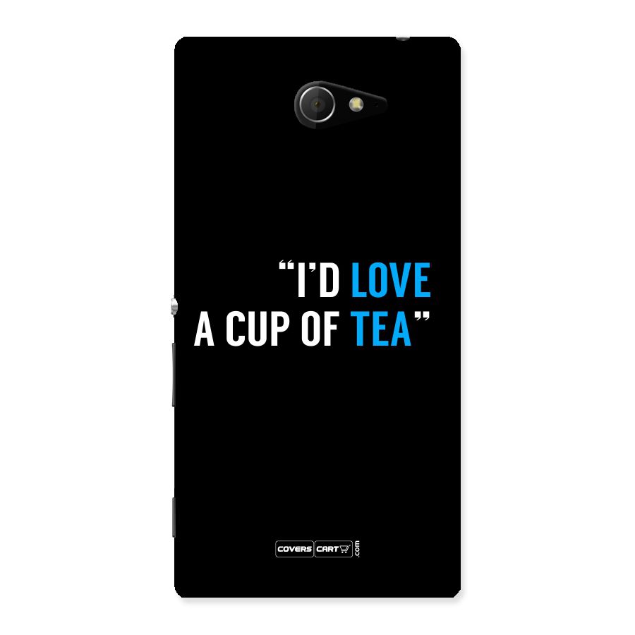 Love Tea Back Case for Sony Xperia M2