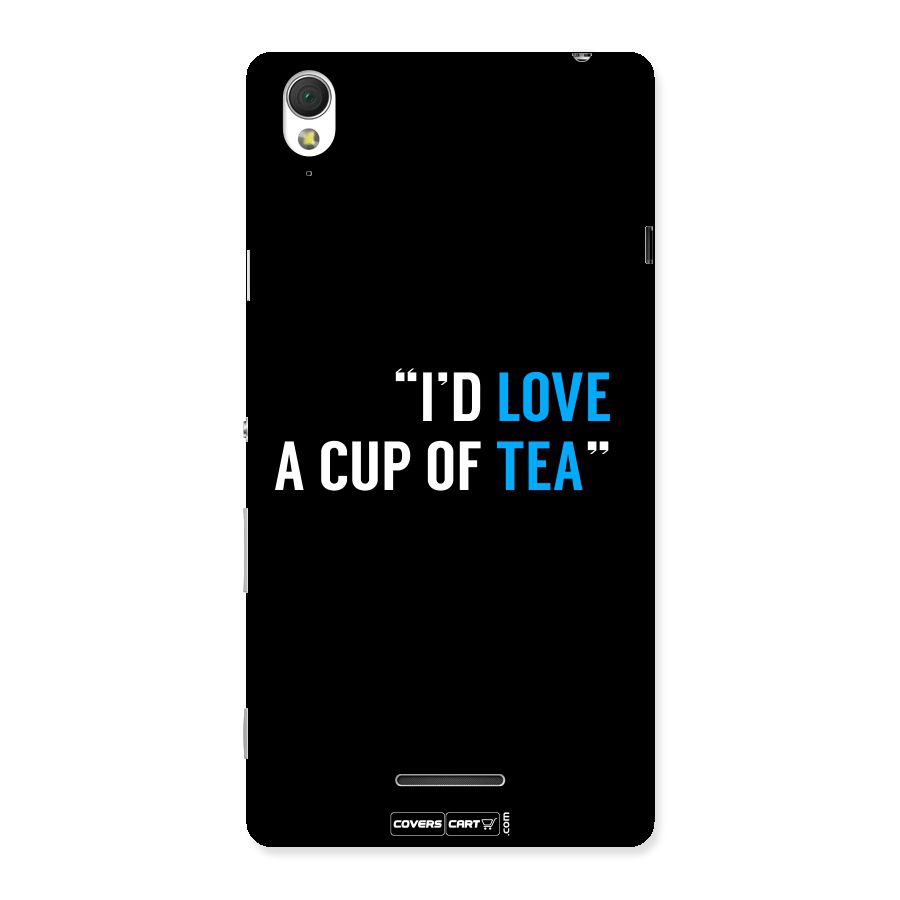 Love Tea Back Case for Sony Xperia T3