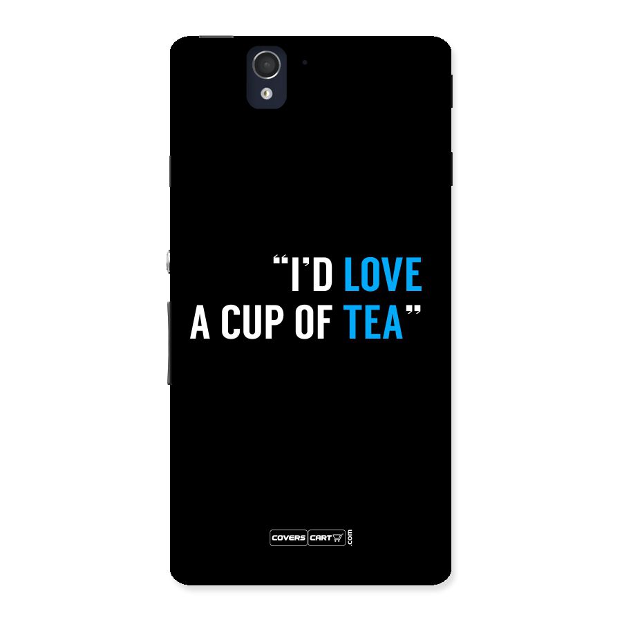 Love Tea Back Case for Sony Xperia Z