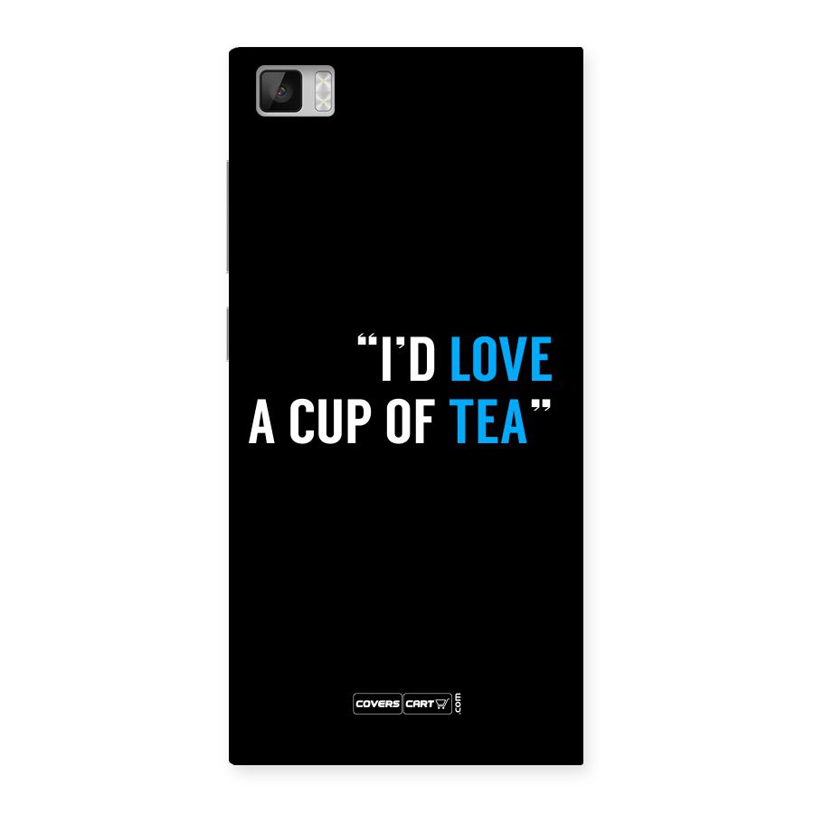 Love Tea Back Case for Xiaomi Mi3