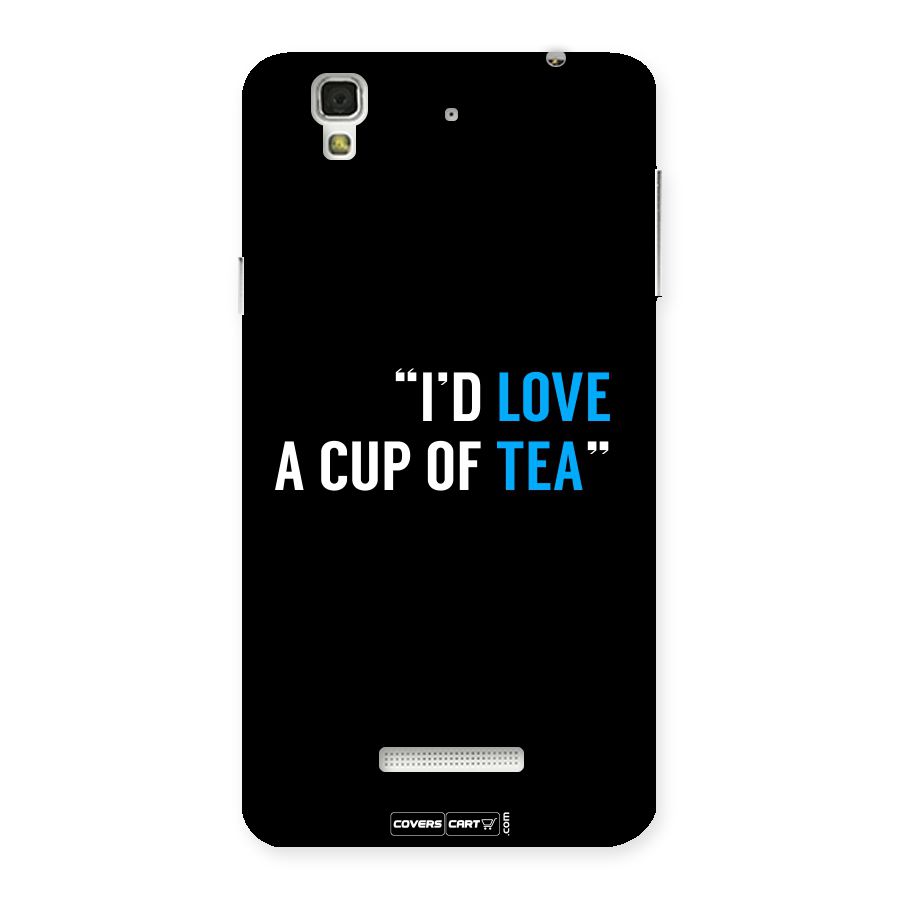 Love Tea Back Case for Yu Yureka