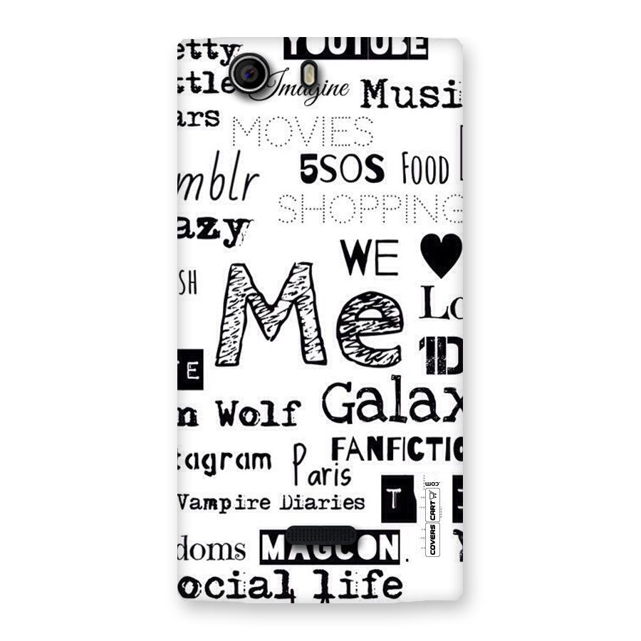 Love Things Back Case for Canvas Nitro 2 E311