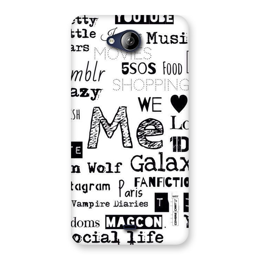 Love Things Back Case for Canvas Play Q355