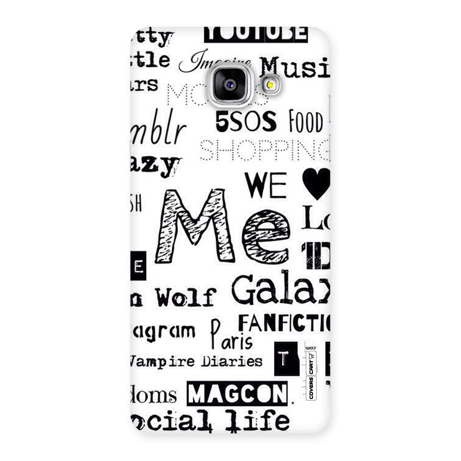 Love Things Back Case for Galaxy A5 2016