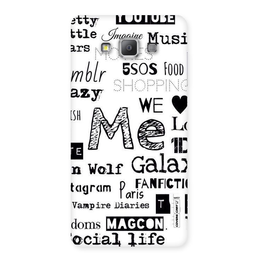 Love Things Back Case for Galaxy A7