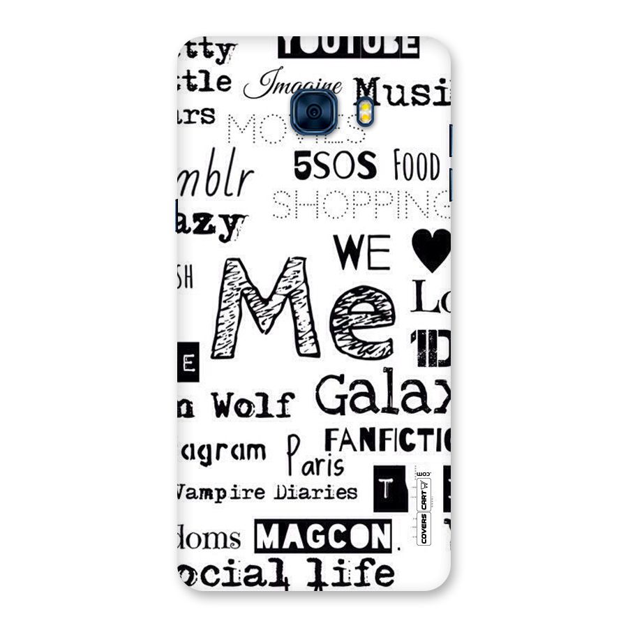 Love Things Back Case for Galaxy C7 Pro