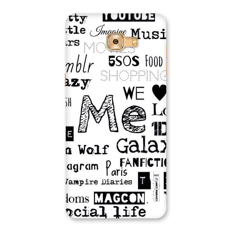 Love Things Back Case for Galaxy C9 Pro