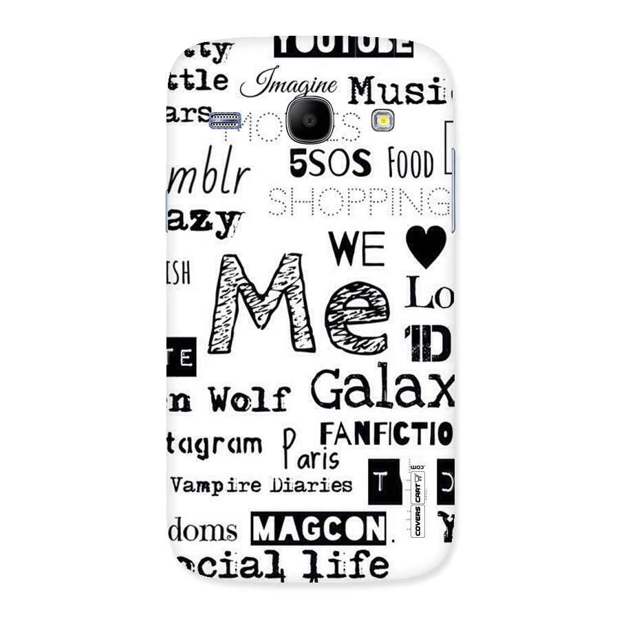Love Things Back Case for Galaxy Core