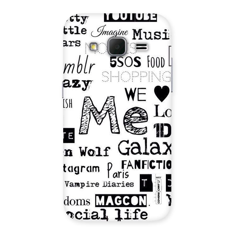 Love Things Back Case for Galaxy Core Prime