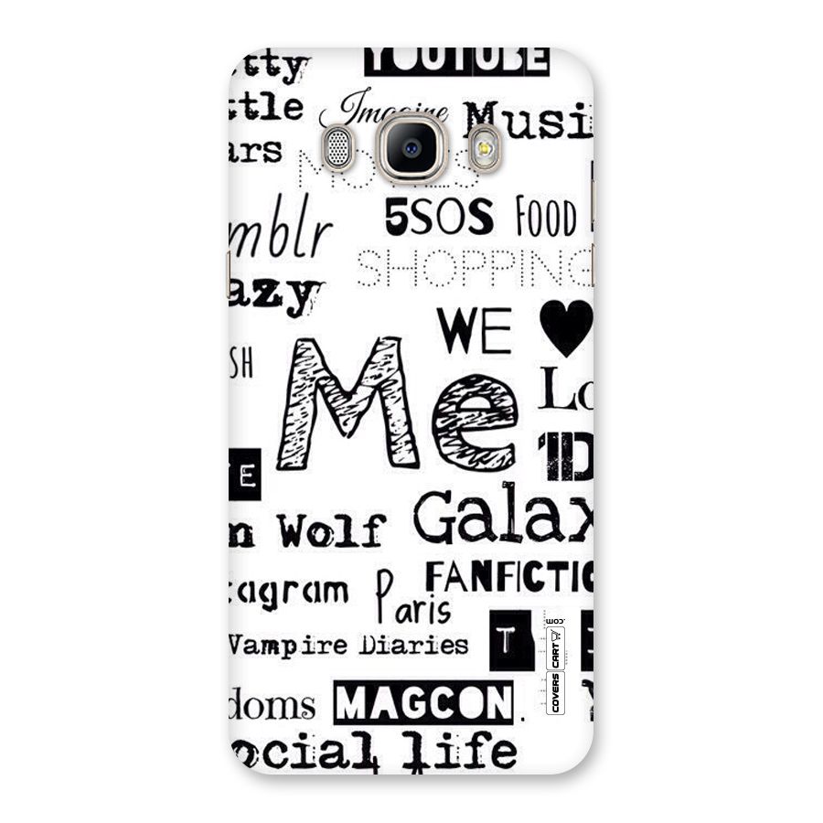 Love Things Back Case for Galaxy On8