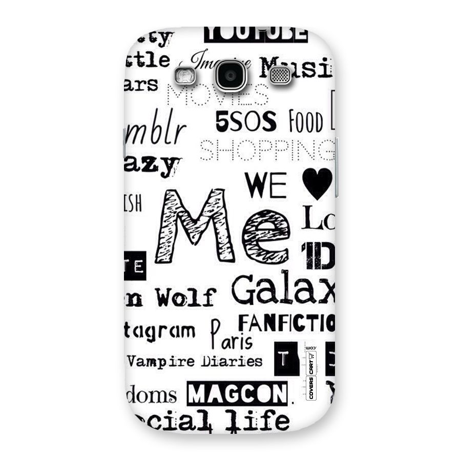 Love Things Back Case for Galaxy S3